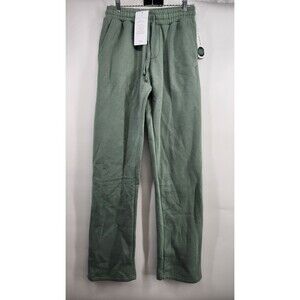NWT Threads 4 Thought Women's XS Light Green Kevin Peached Eco Fleece Pants